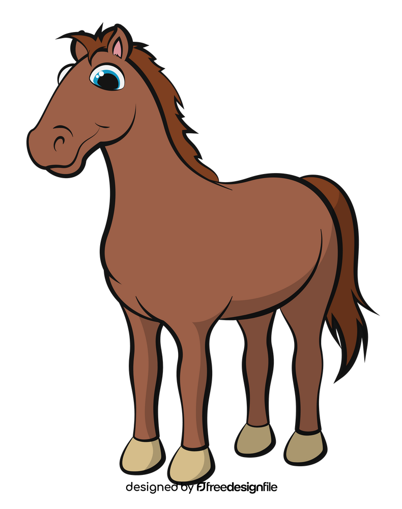 Horse cartoon clipart