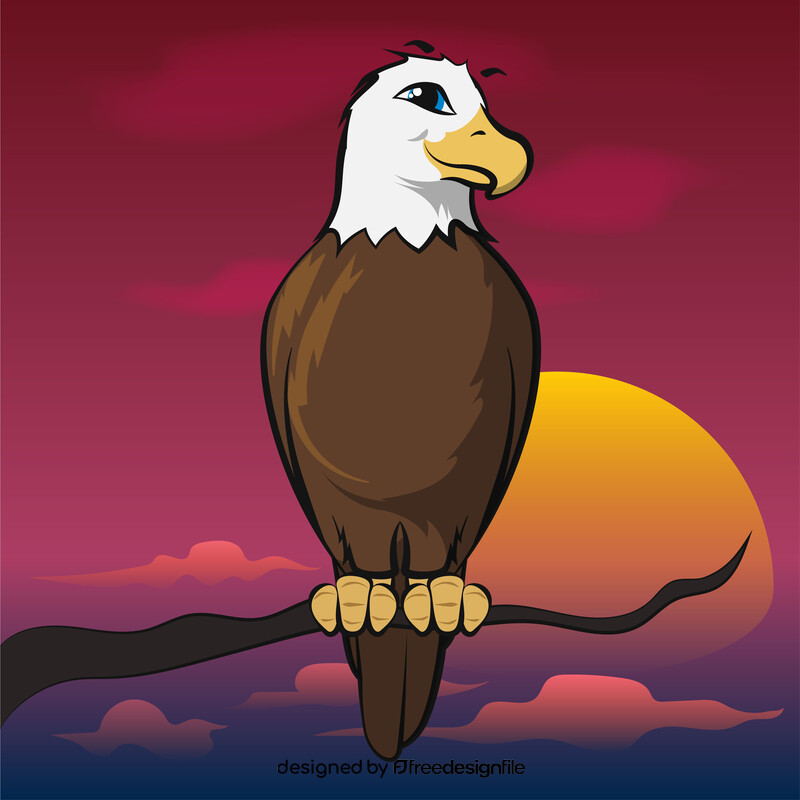 Eagle cartoon vector