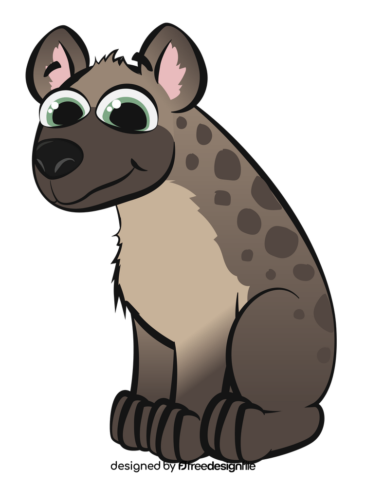 Hyena cartoon clipart