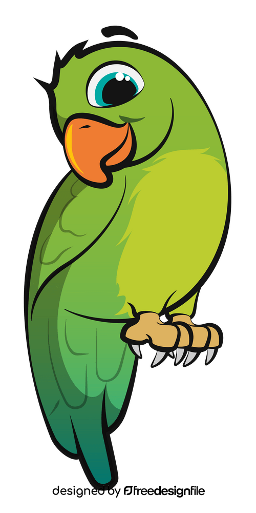 Parrot cartoon clipart