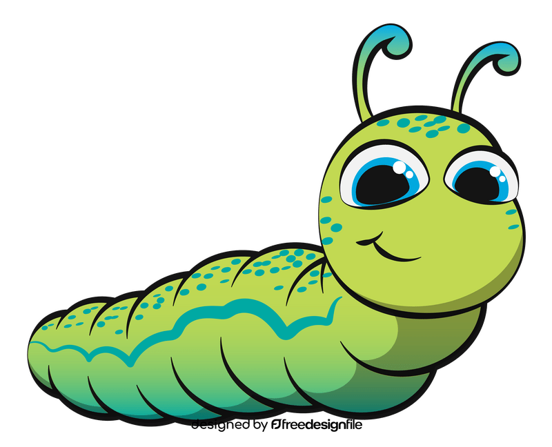 Caterpillar cartoon clipart