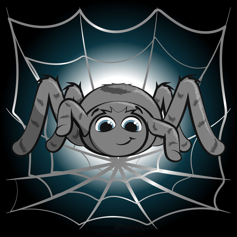 Spider cartoon vector