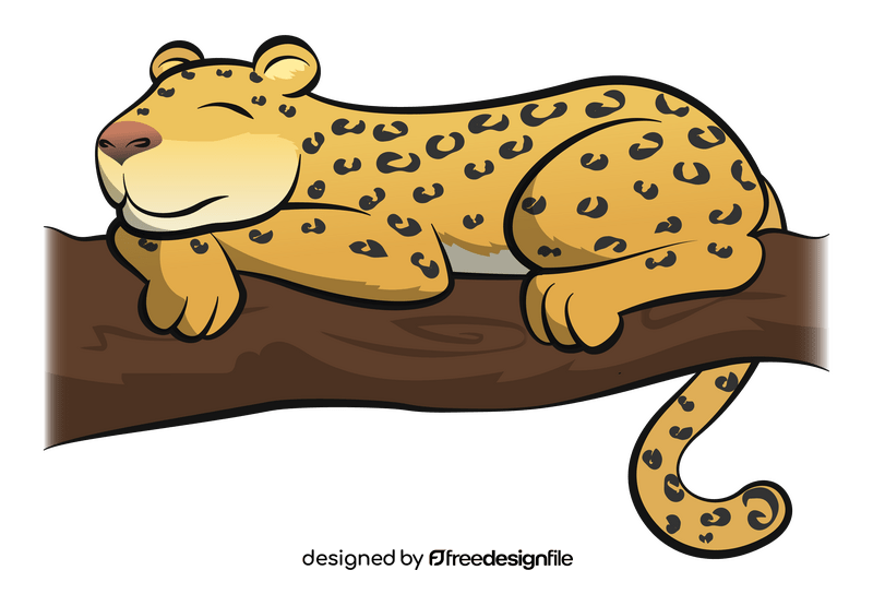 Leopard cartoon clipart