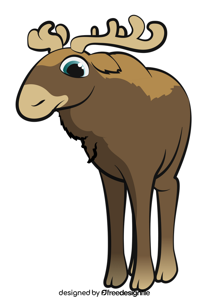 Moose cartoon clipart