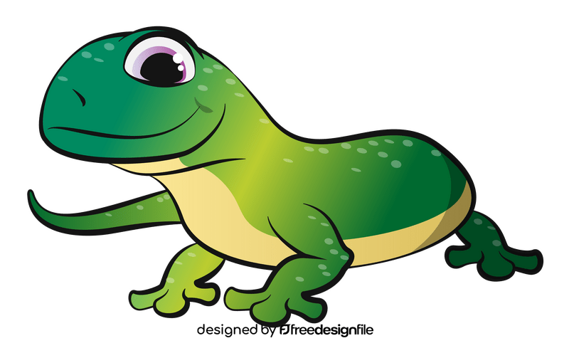 Lizard cartoon clipart