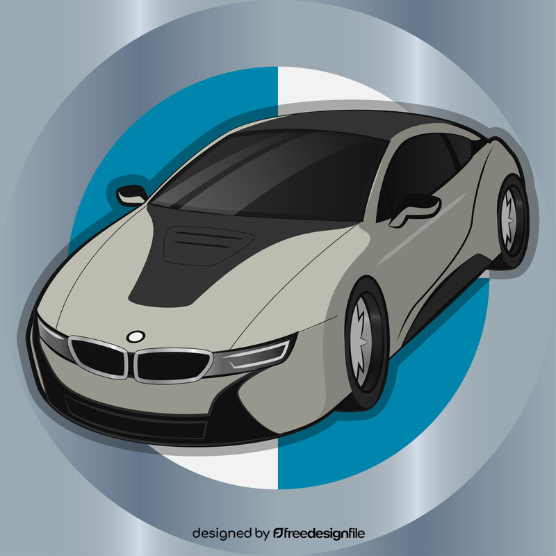 BMW i8 vector