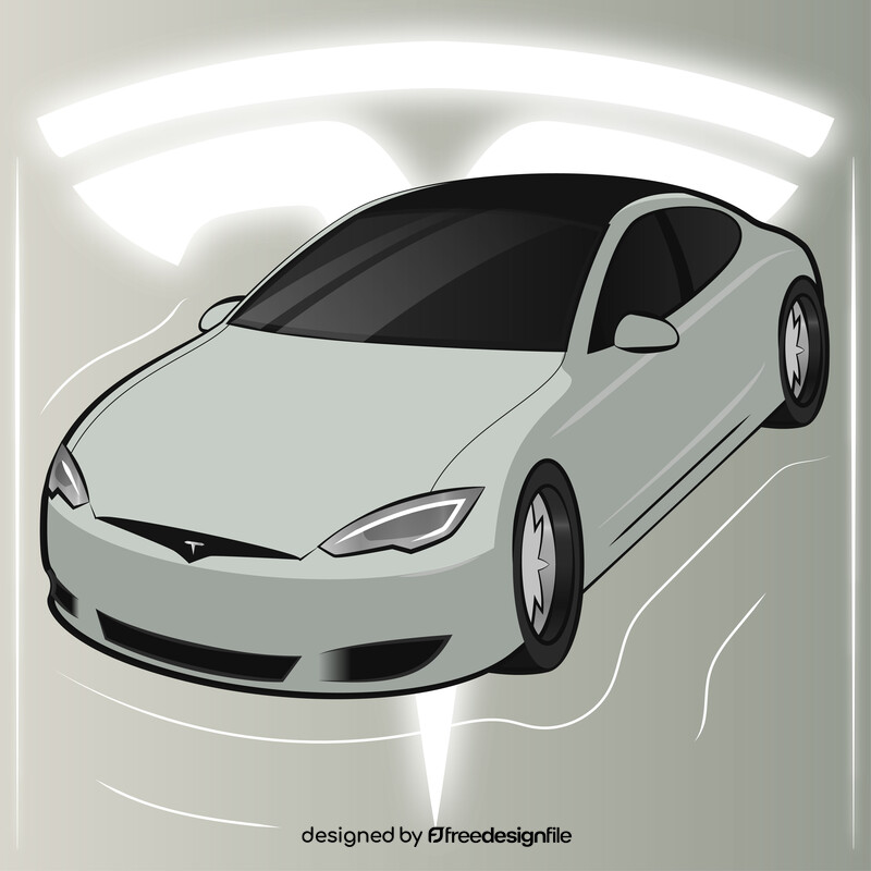 Tesla Model S vector