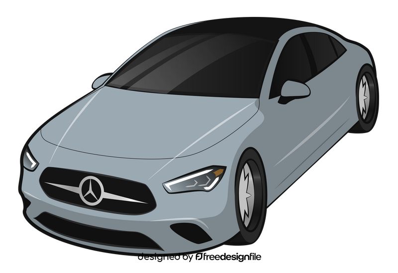 Mercedes Benz CLA class clipart
