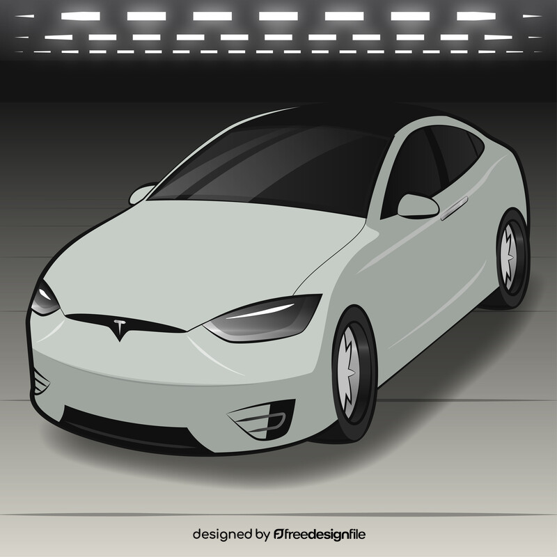 Tesla Model X vector