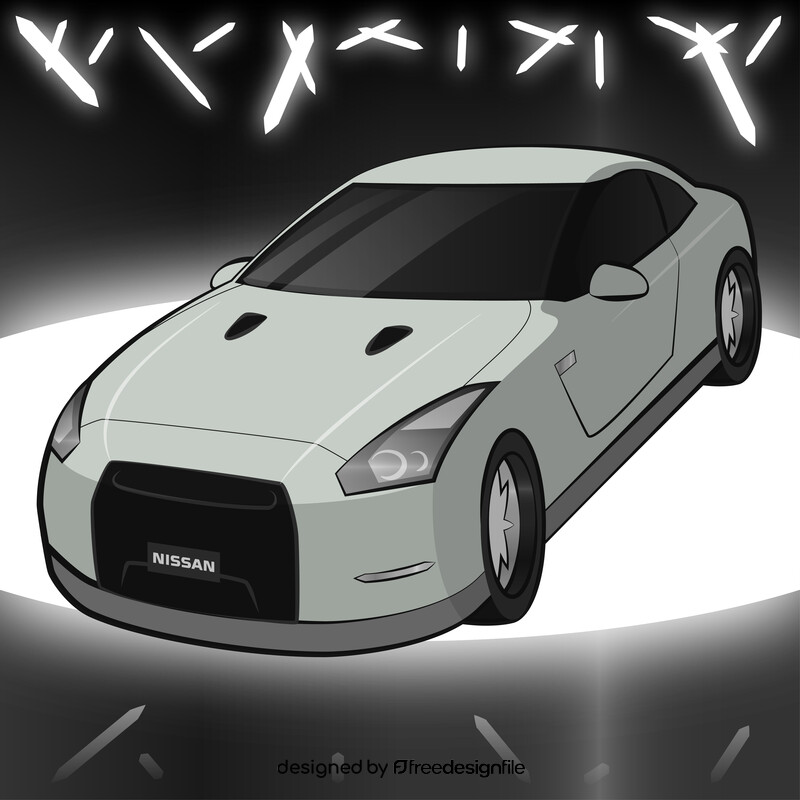 Nissan GTR vector