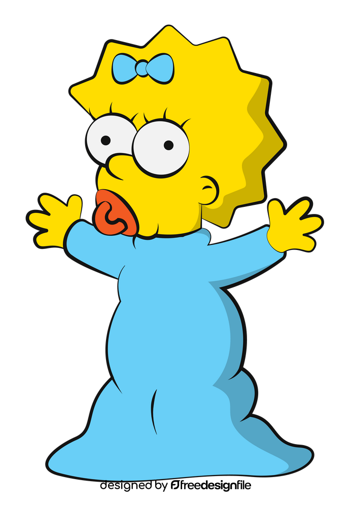 Simpsons, Maggie clipart