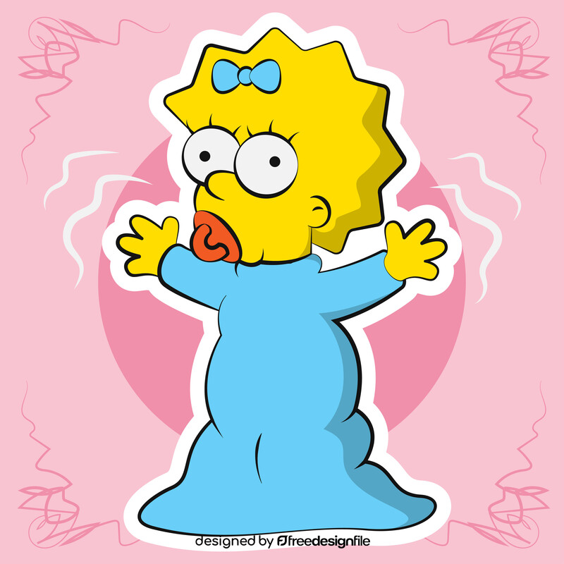 Simpsons, Maggie vector