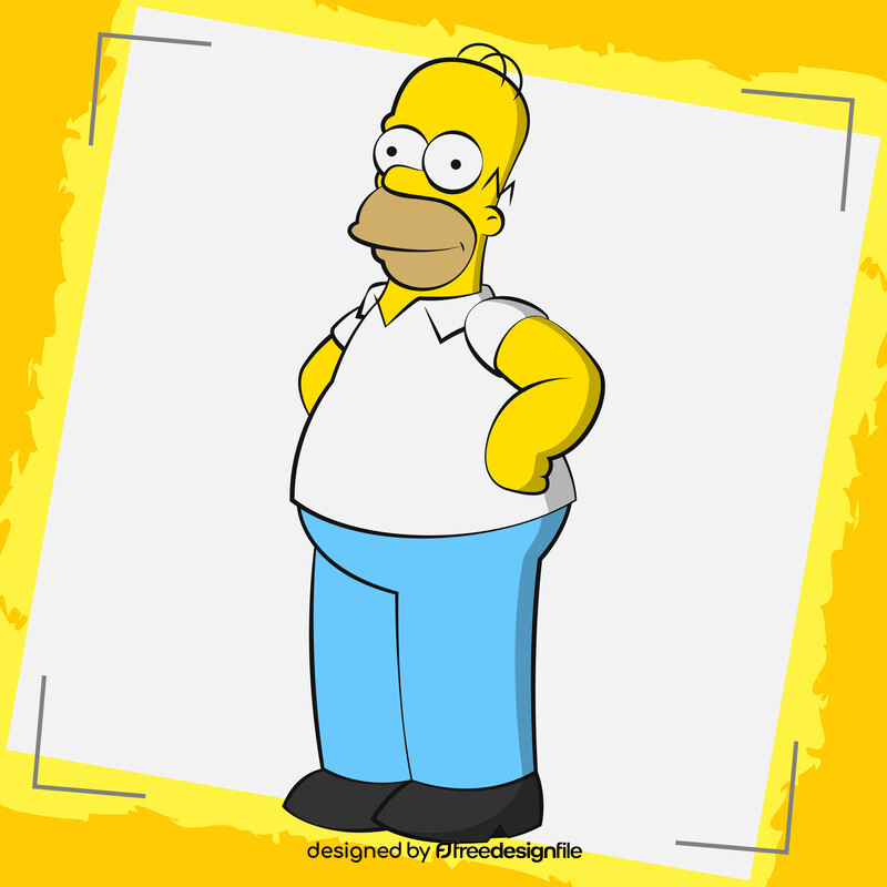 Simpsons, Homer vector