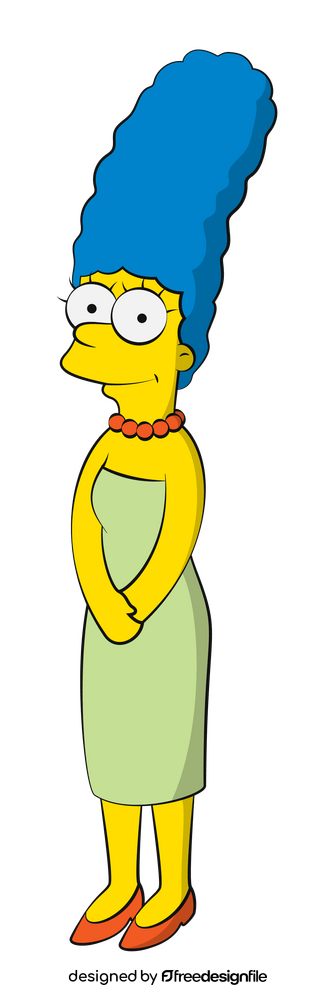 Simpsons, Marge clipart