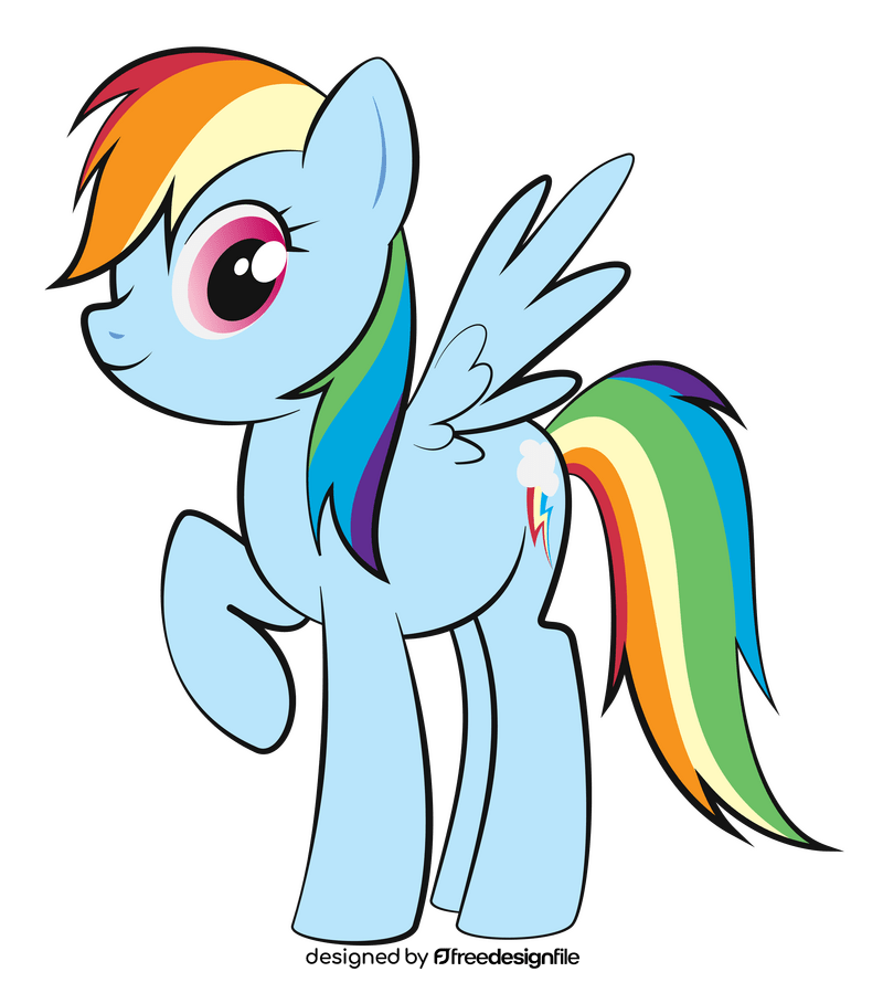 My Little Pony, Rainbow Dash clipart