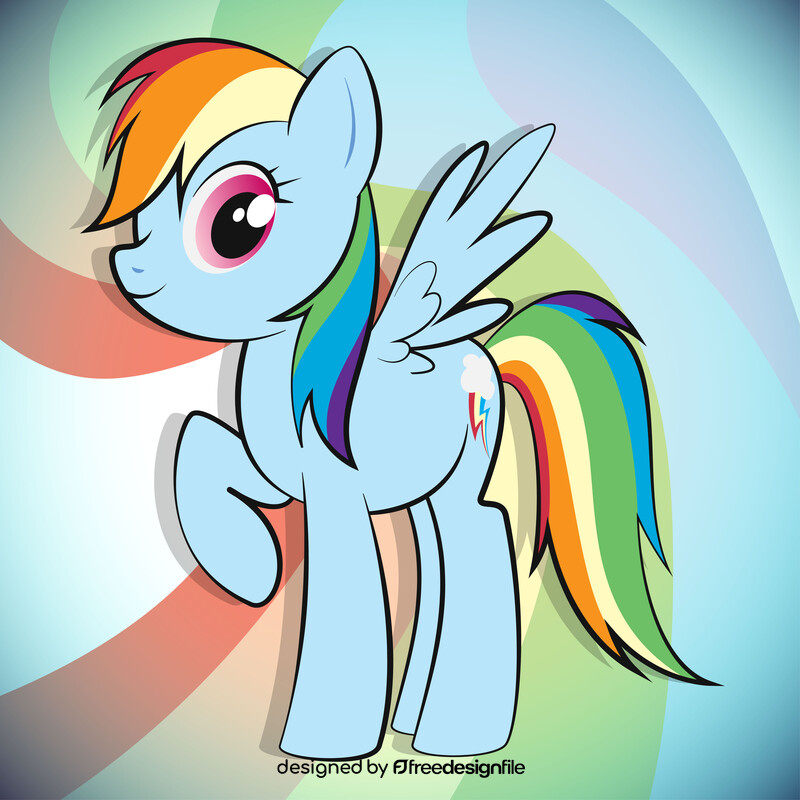 My Little Pony, Rainbow Dash vector