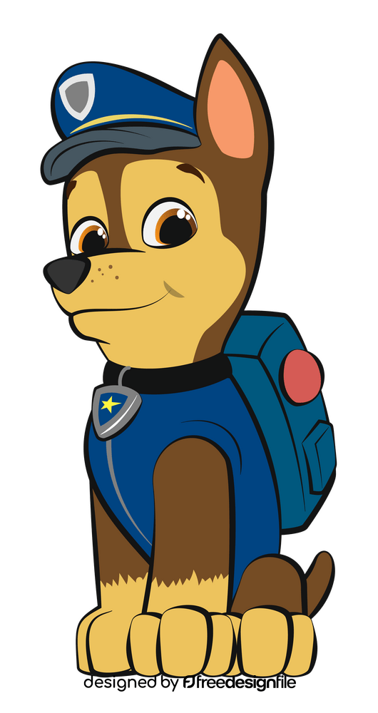 PAW Patrol, Chase clipart