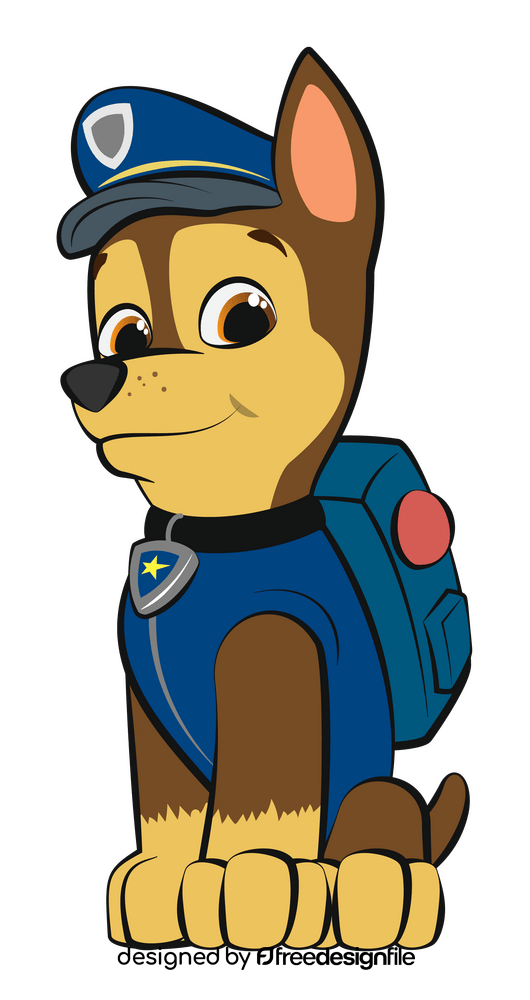 PAW Patrol, Chase clipart