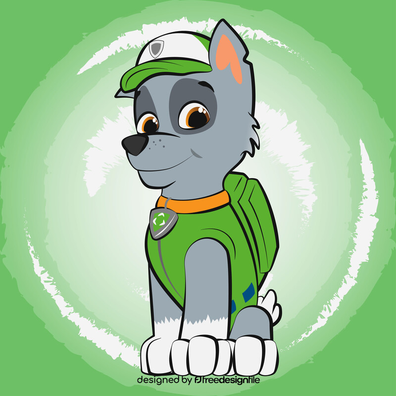 PAW Patrol, rocky vector