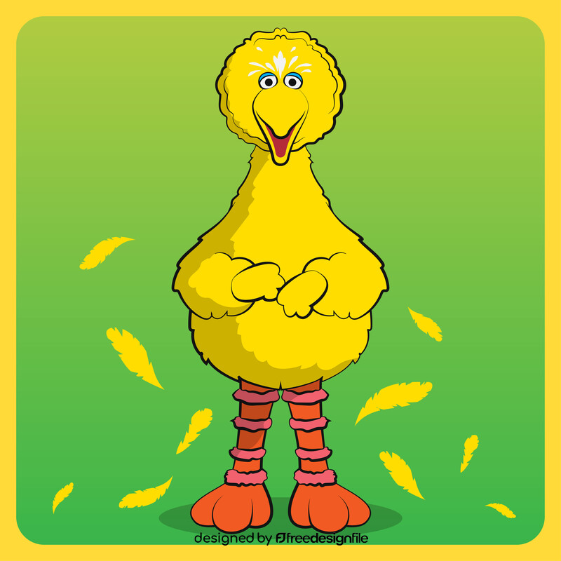 Sesame Street, Big bird vector
