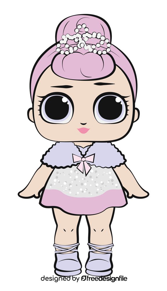 Lol dolls, crystal queen clipart