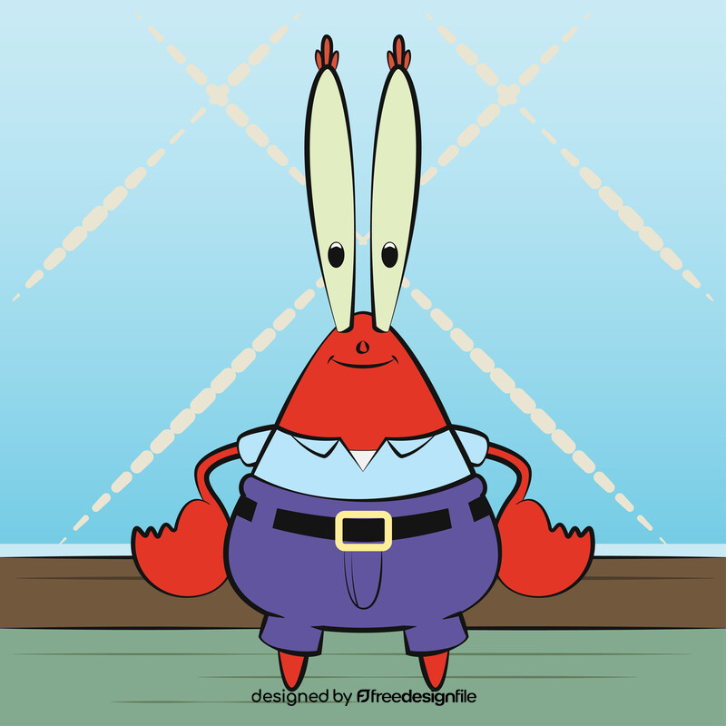 Spongebob Squarepants, Patrick, Mr Krabs vector