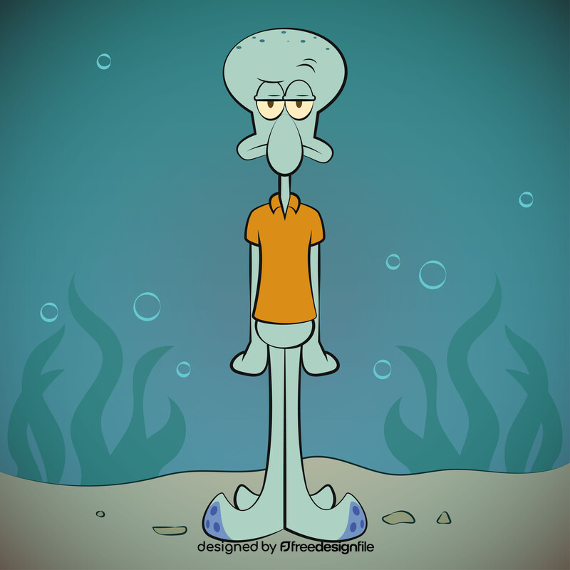 Spongebob Squarepants, Squidward vector