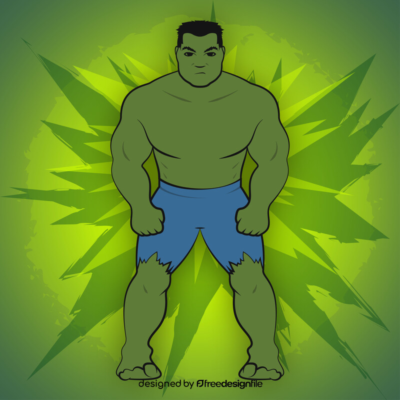 Hulk, avengers vector