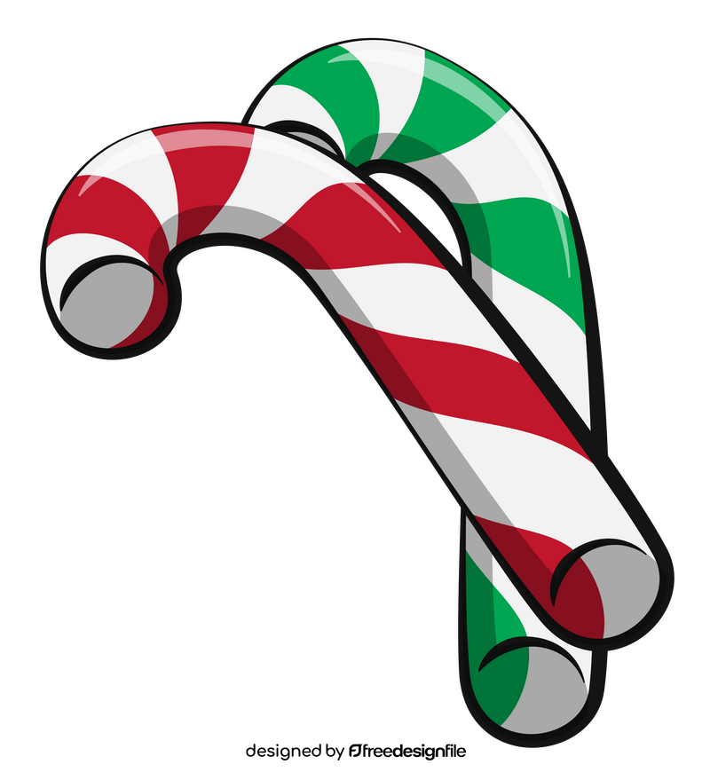 Candy cane clipart