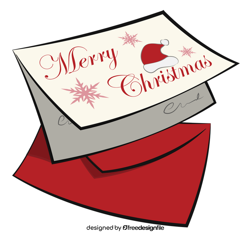 Christmas card clipart