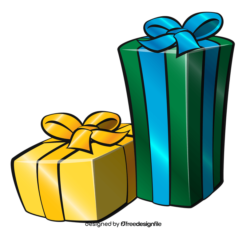 Christmas presents clipart