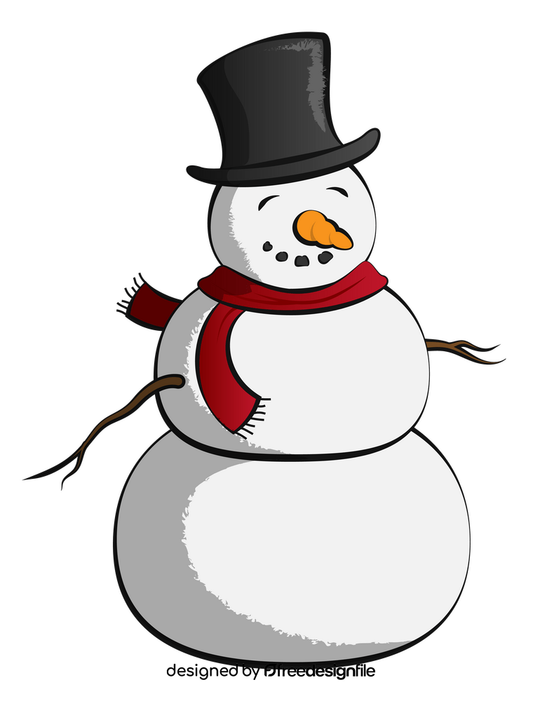 Christmas snowman clipart free download