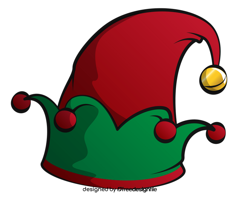 Christmas elf hat clipart