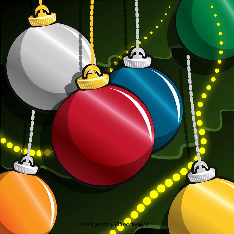 Christmas ornament vector