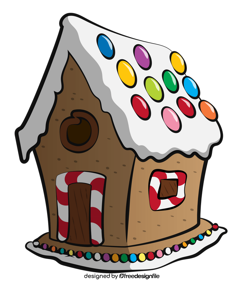 Gingerbread house clipart