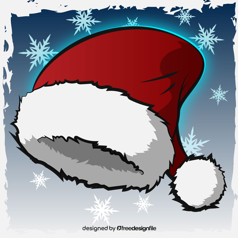 Santa hat vector