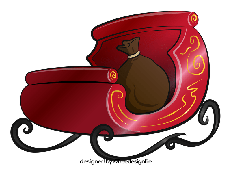 Sleigh clipart