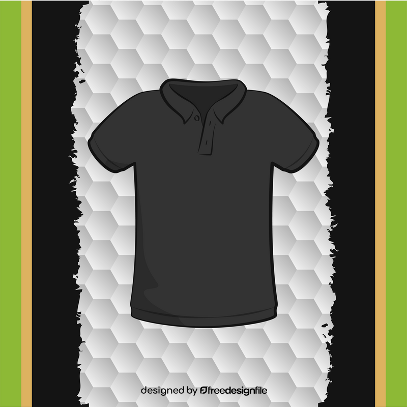 Golf shirt vector