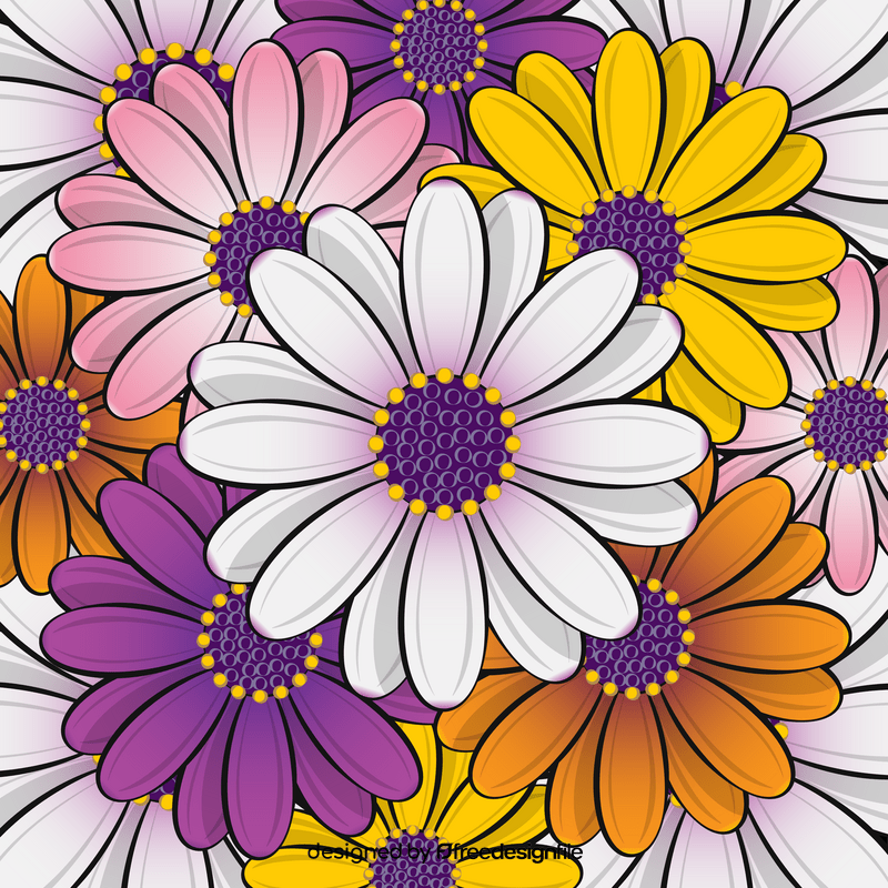 African daisy vector