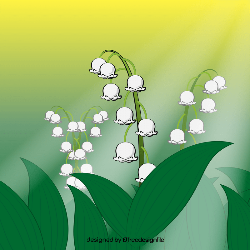 Lily of the valley vector