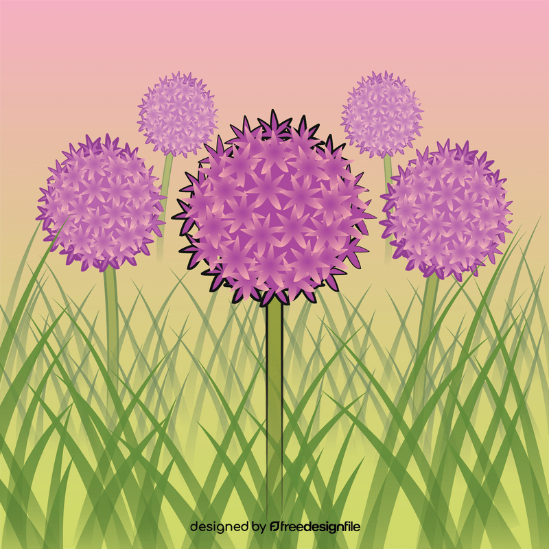 Ornamental onion vector