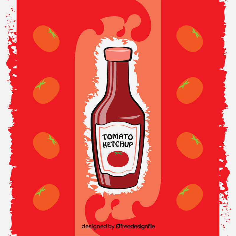 Ketchup vector