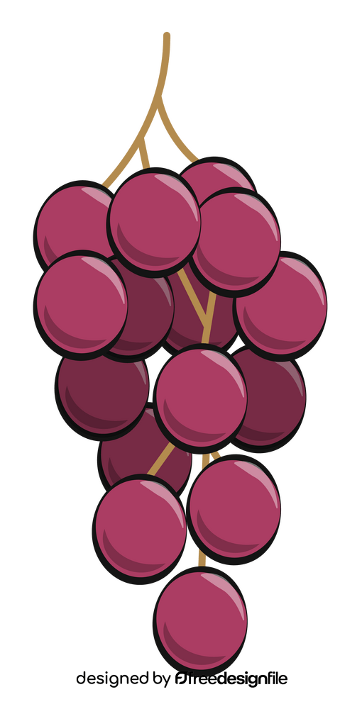 Grapes fruit clipart