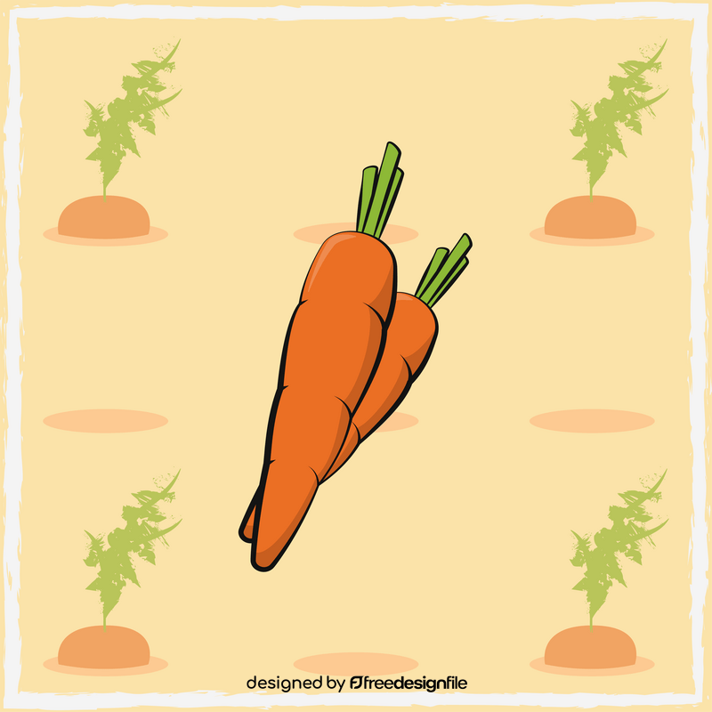 Carrot vegetable vector