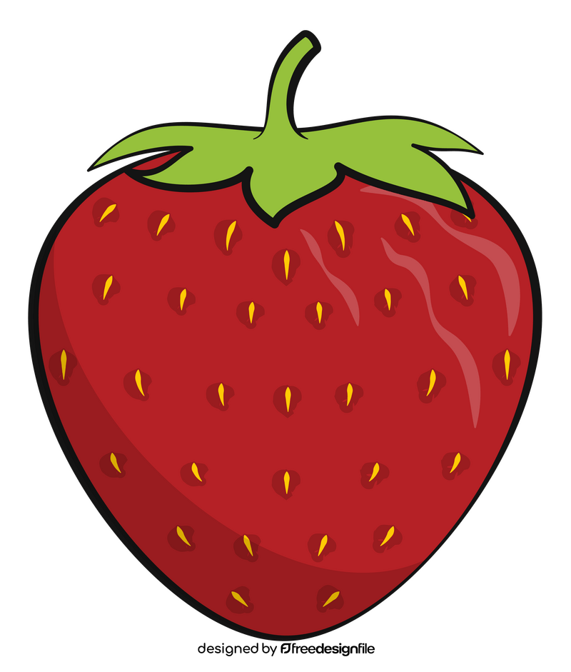 Strawberry fruit clipart