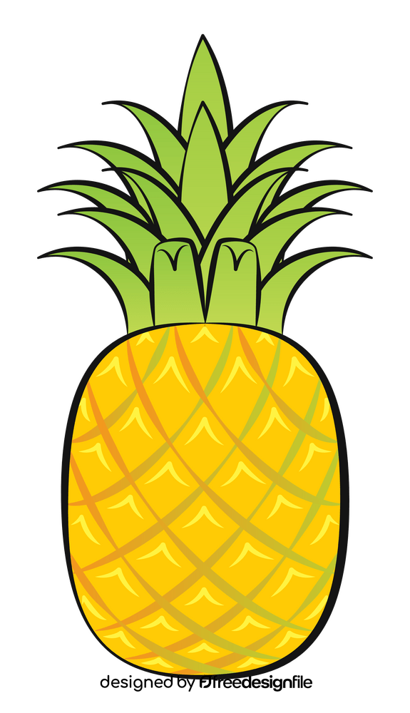 Pineapple fruit clipart