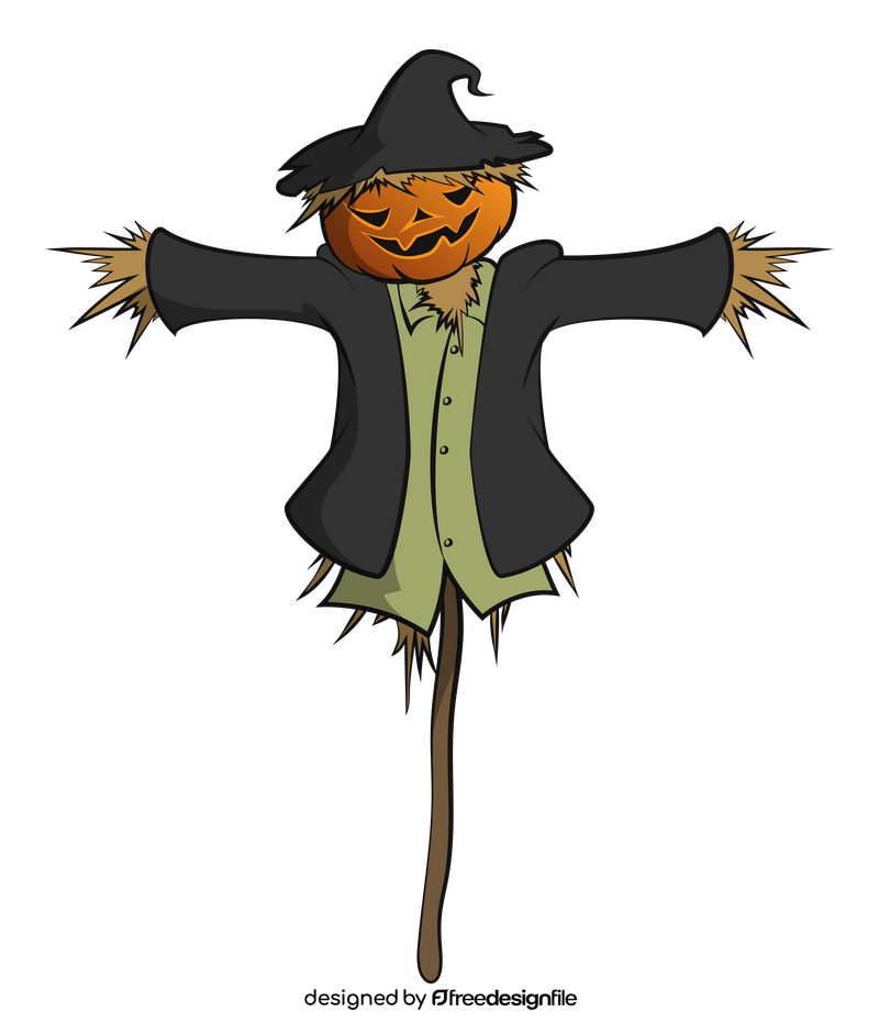 Halloween scarecrow clipart