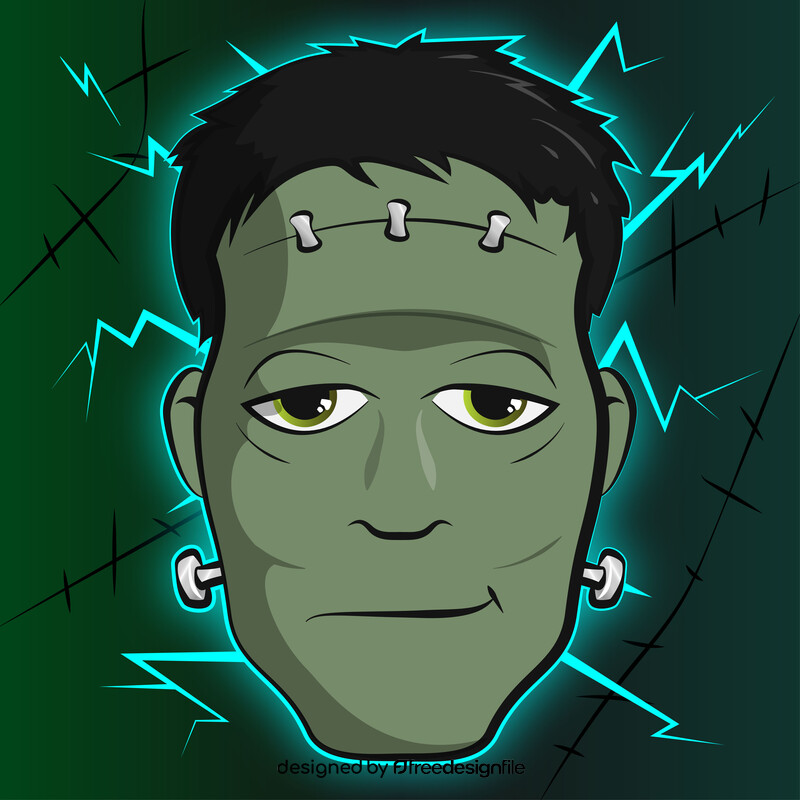 Frankenstein head vector