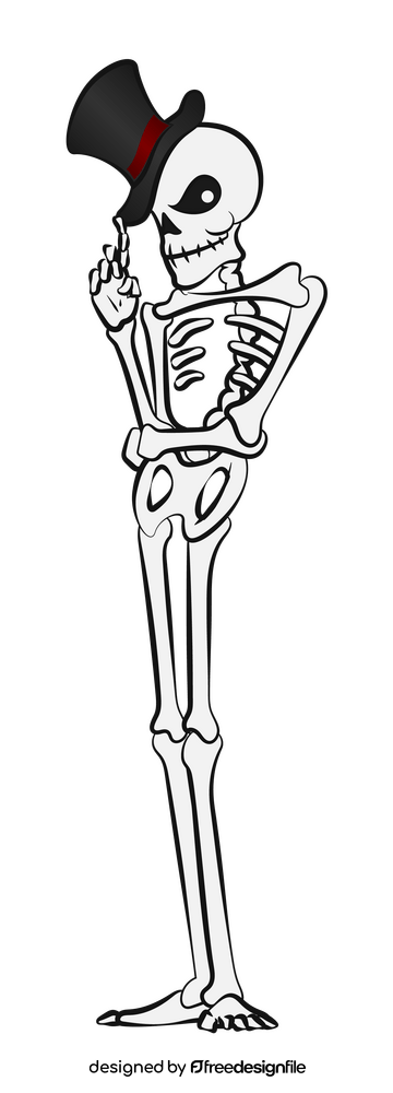 Halloween skeleton clipart