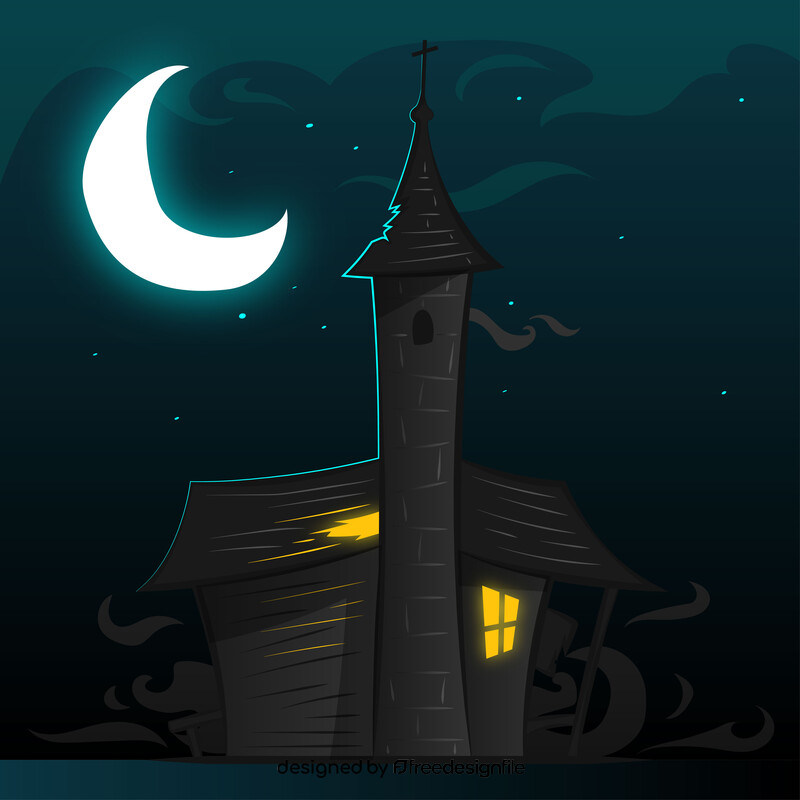 Haunted house vector